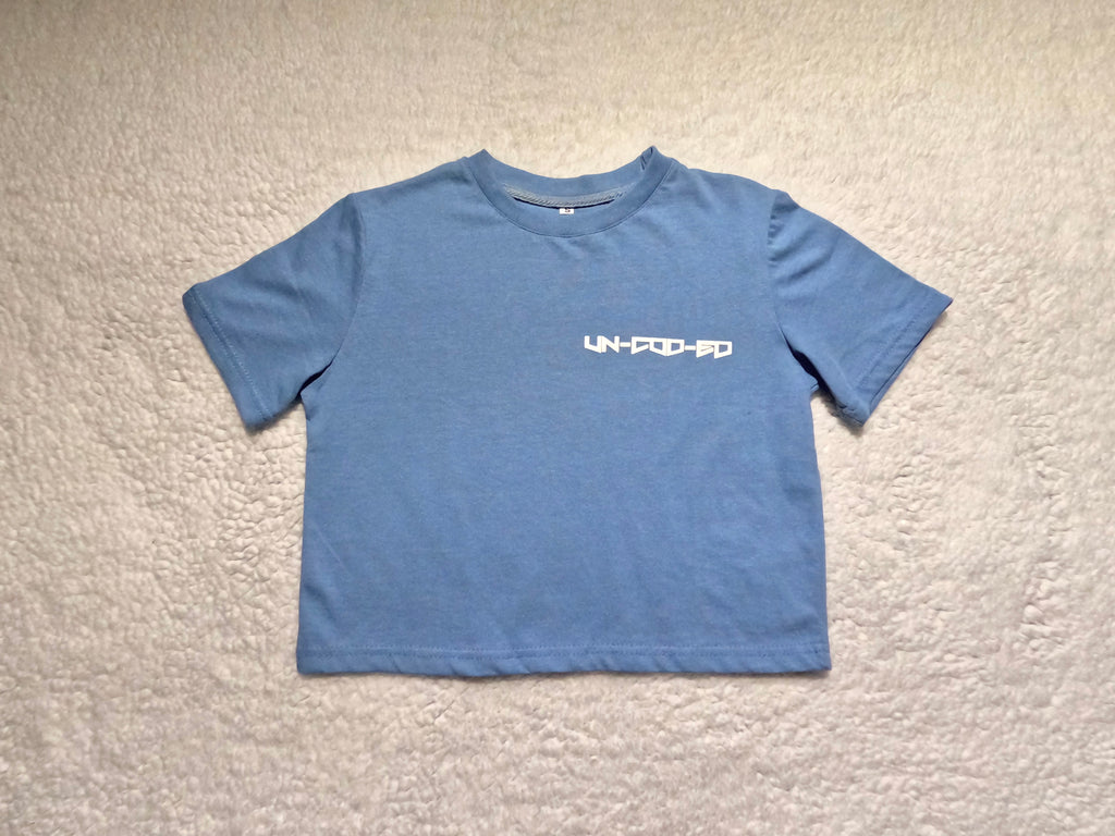 Blue Cropped T
