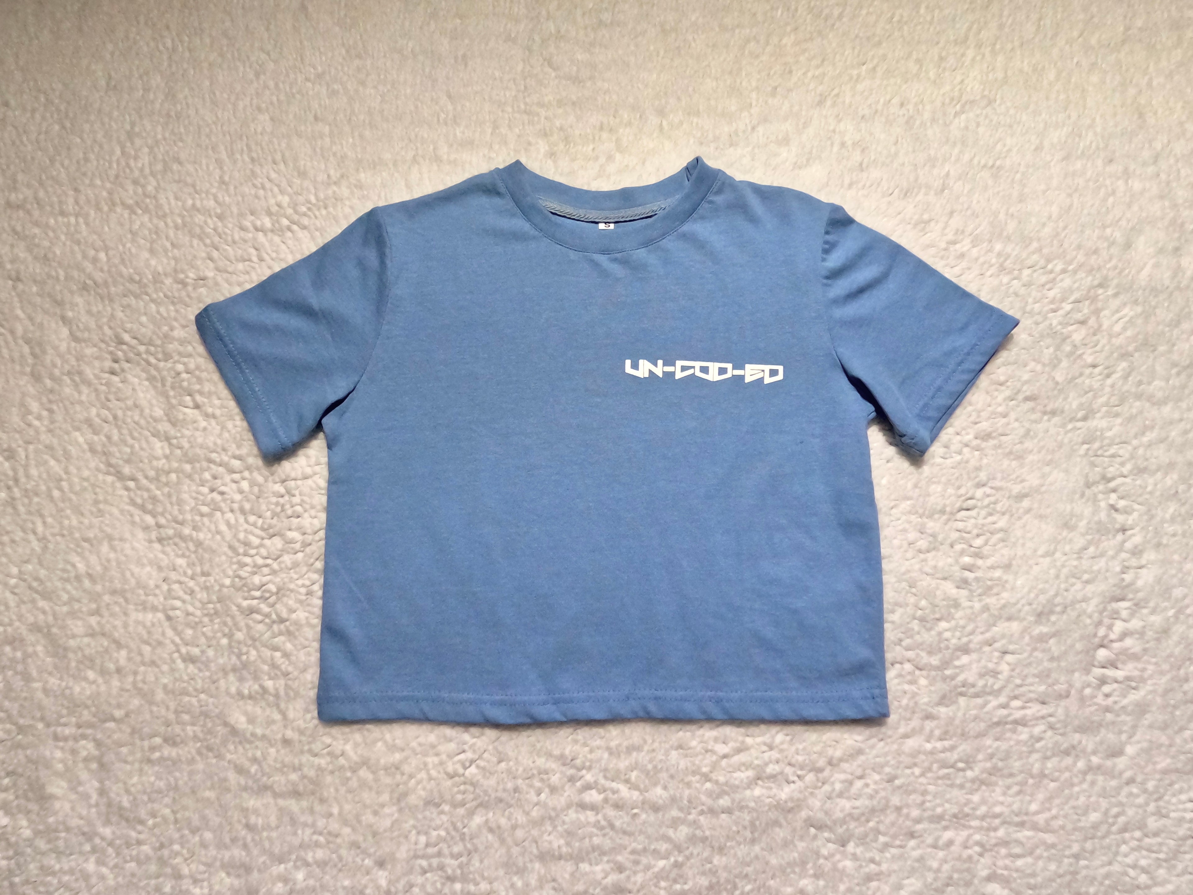 Blue Cropped T