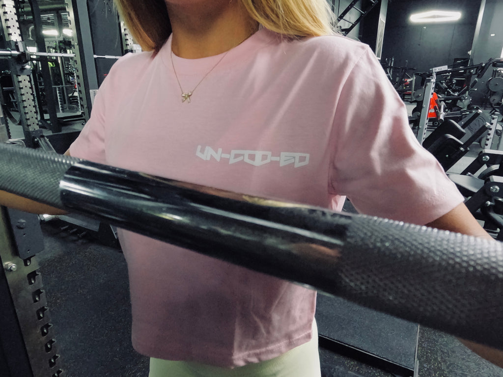 Pink Cropped Tee